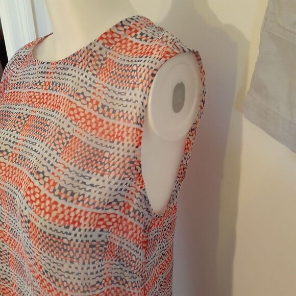 Bcbgmaxazriat top Silk top shirt  lightweight summer Flowy  blouse s - Picture 8 of 9